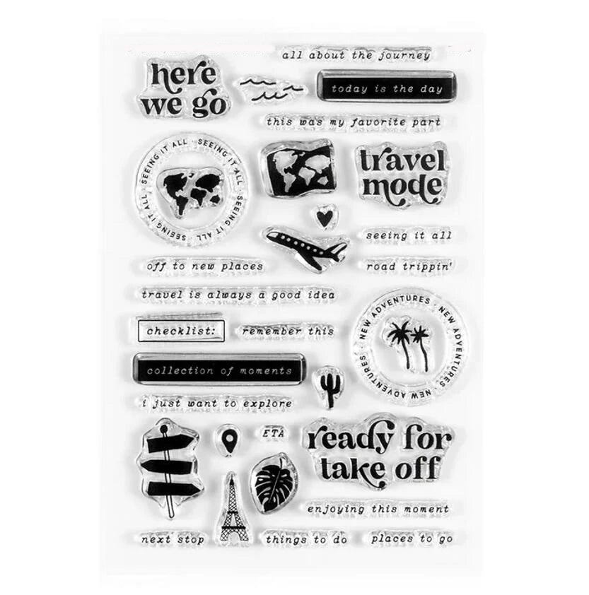 Clear Silicone Stamp Set for DIY, Scrapbooking, Card Making